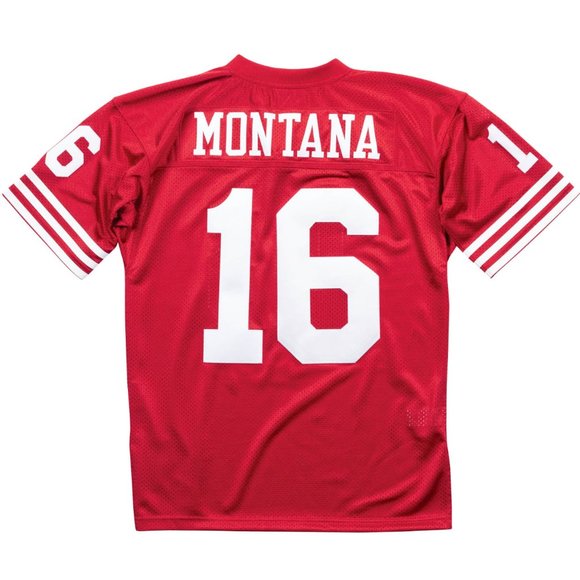 Authentic Joe Montana San Francisco 49ers Jersey Mitchell & Ness Throwback Large - Picture 5 of 11